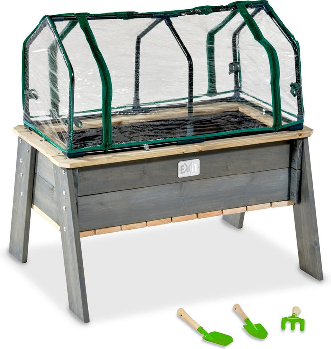Kweektafel Evi (L) met kweekkas en tuingereedschap | Pineflow