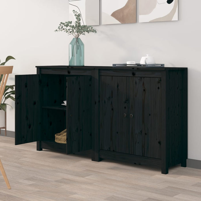 Dressoirs 70X35X80 Cm Massief Grenenhout