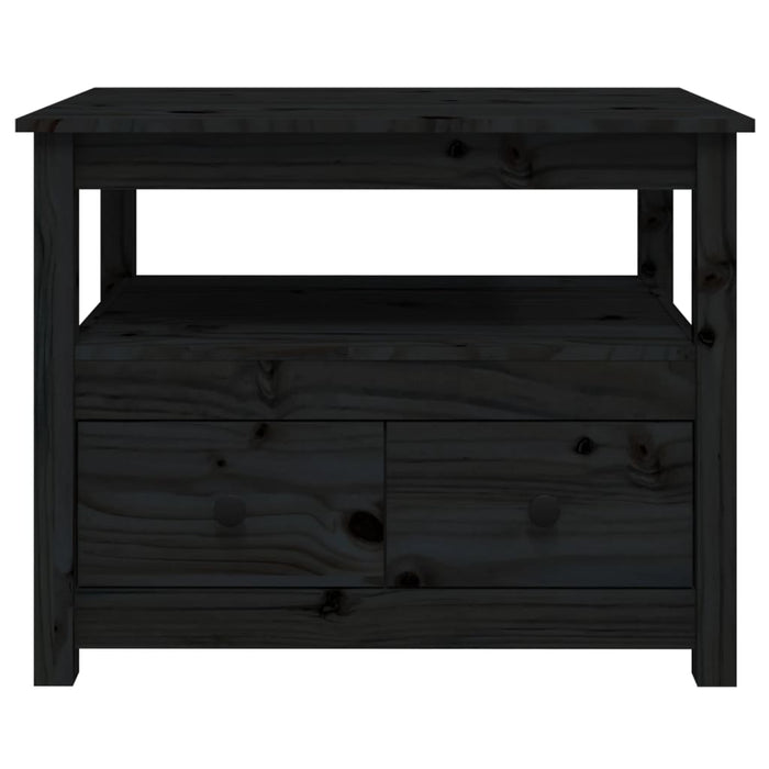 Salontafel 71X49X55 Cm Massief Grenenhout