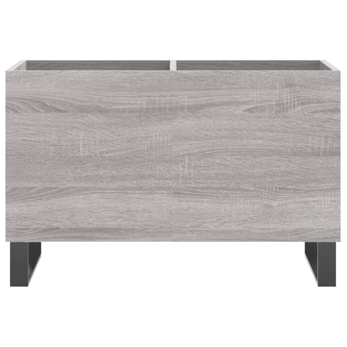 Platenkast 74,5X38X48 Cm Bewerkt Hout Eikenkleurig