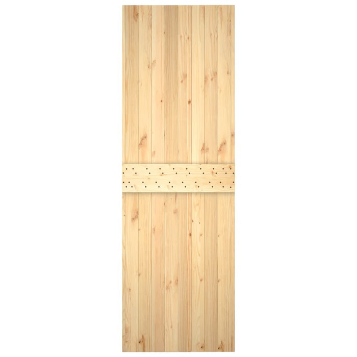Schuifdeur Met Beslag 70X210 Cm Massief Grenenhout