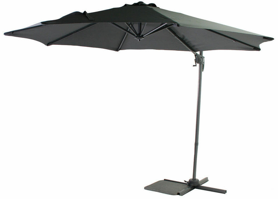 Parasol Honolulu antraciet Ø 3m.