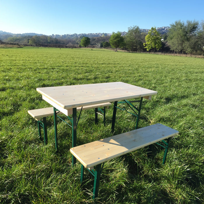 Ensemble de table à bière (110 cm x 60 cm) KING®