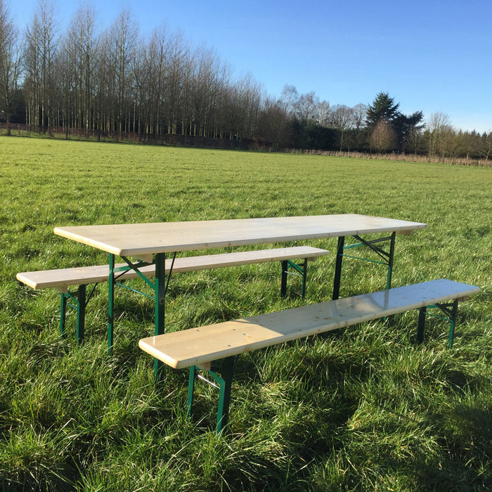Ensemble de table à bière (220 cm x 60 cm) KING®