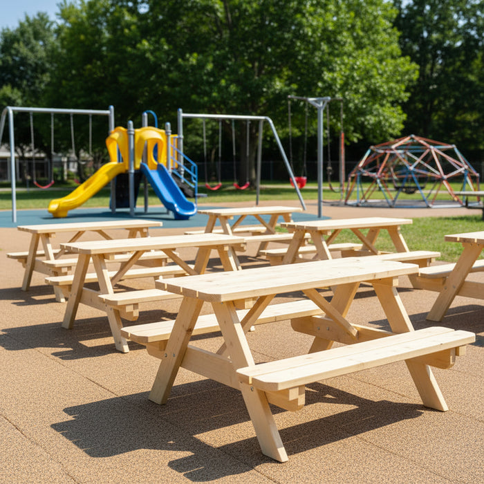 Kinderpicknicktisch Björn KING ® (90 cm.) - Natur