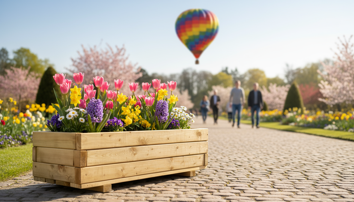 Blumenkasten rechteckig (25 x 82 x 34 cm) KING ®