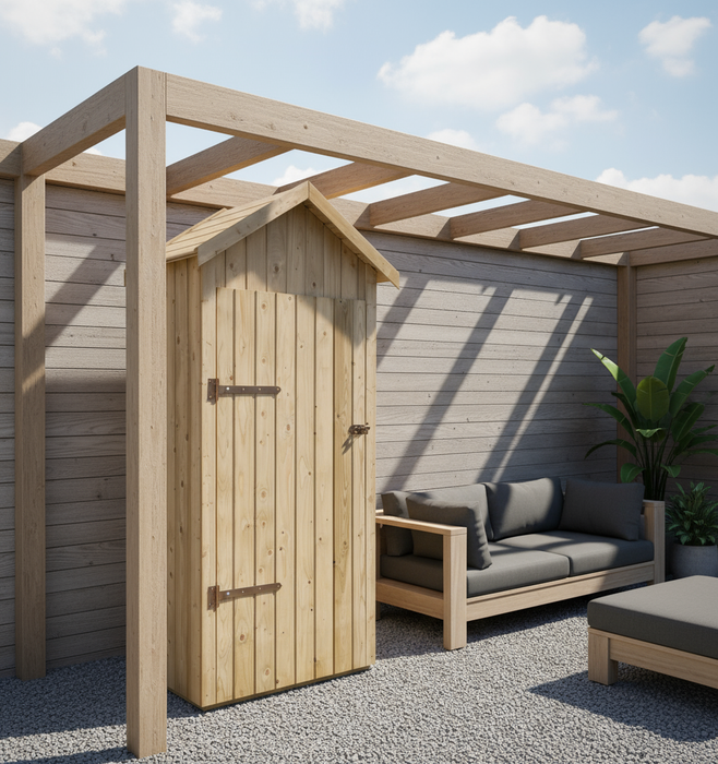 Gartenschrank Bush junior (215 x 100 x 58 cm)