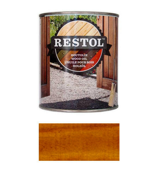 RESTOL HOUTOLIE BRUIN NATUREL (1 liter)