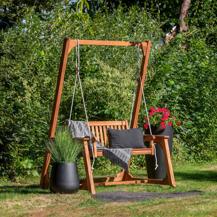 Balançoire de luxe en bois dur (175 cm)