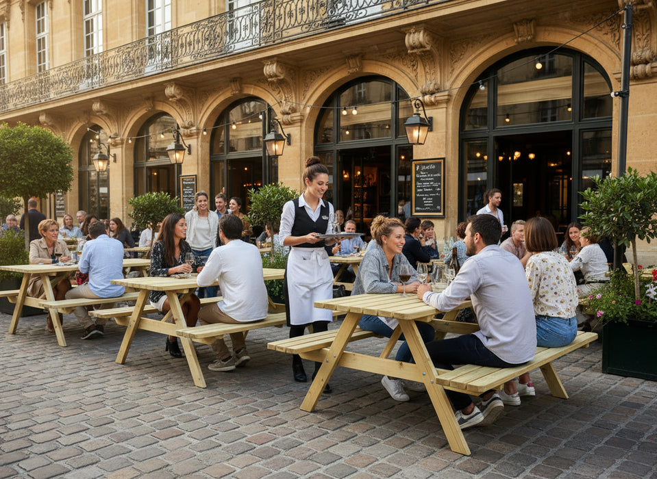 Günstiger Picknicktisch 180 cm KING ®