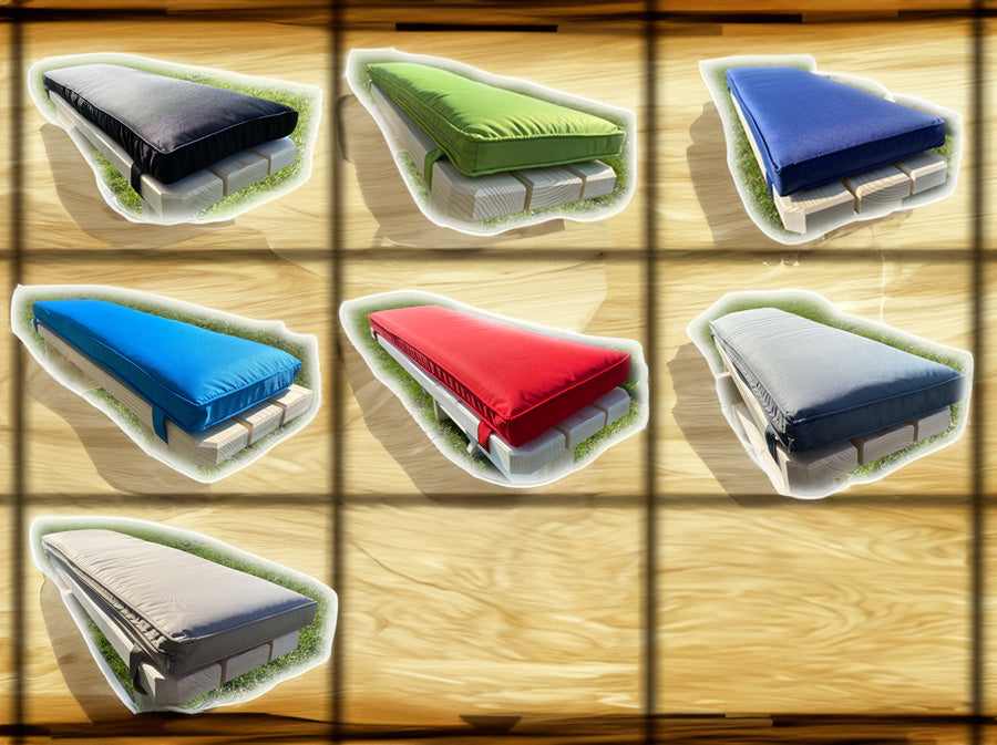 Zitkussens voor Picknicktafels - Verschillende kleuren
