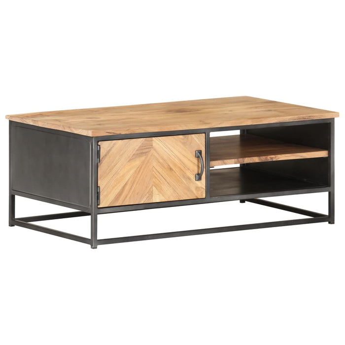 Salontafel 90X50X35 Cm Massief Acaciahout