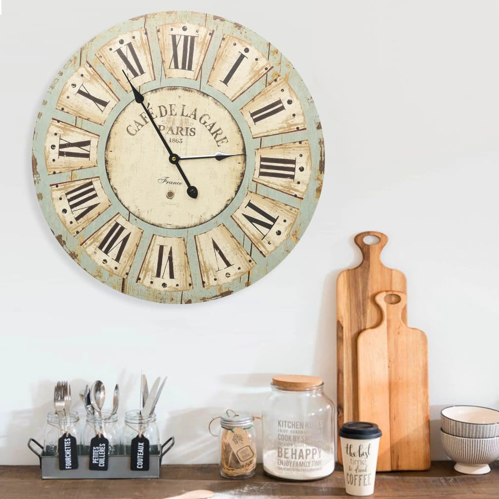 Horloges murales en bois