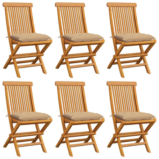 Tuinstoelen Met E Kussens Massief Teakhout