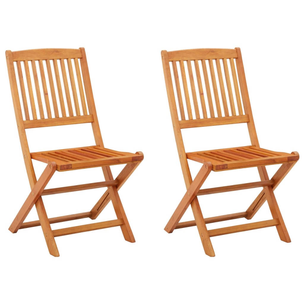 Chaises de jardin en bois d'Eucalyptus