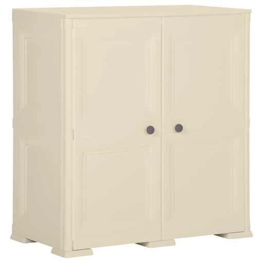 Opbergkast Hout-Look 40X43X85,5 Cm Kunststof Angora Wit