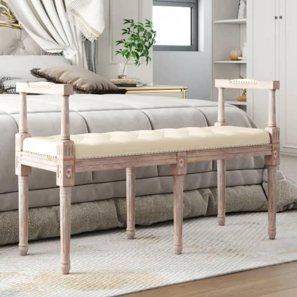 Houten bankjes