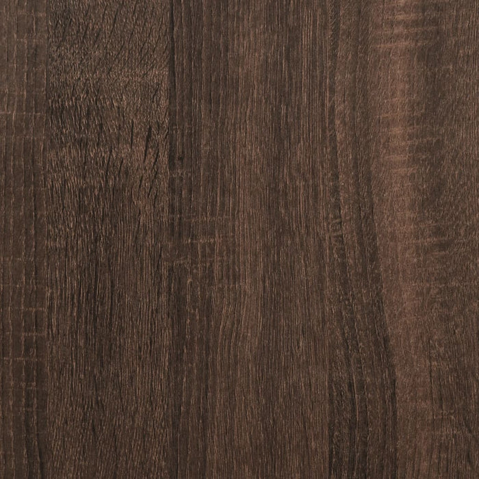 Boekenkast 82,5X30,5X115 Cm Bewerkt Hout Bruineikenkleurig