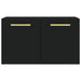Wandkast 60X36,5X35 Cm Bewerkt Hout Zwart
