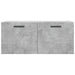 Wandkast 80X36,5X35 Cm Bewerkt Hout Betongrijs