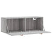 Wandkast 00X36,5X35 Cm Bewerkt Hout Eikenkleurig Grijs Sonoma