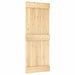 Schuifdeur Met Beslag 80X210 Cm Massief Grenenhout