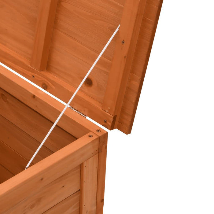 Tuinbox 198,5X50X56,5 Cm Massief Vurenhout Bruin