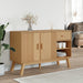 Dressoir Olden 114X43X73,5 Cm Massief Grenenhout Bruin