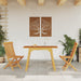 Tuintafel 110X56X75 Cm Massief Acaciahout Beige And Dark Brown