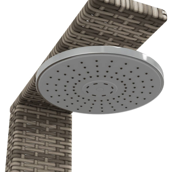 Buitendouche Poly Rattan En Acaciahout