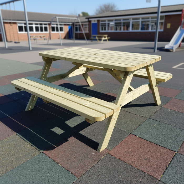 Picknicktisch 140 cm KING ® / 4 cm Dicke