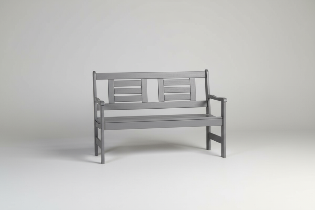 Gartenbank 120 cm Amelie 2-Sitzer KING ® Dunkelgrau