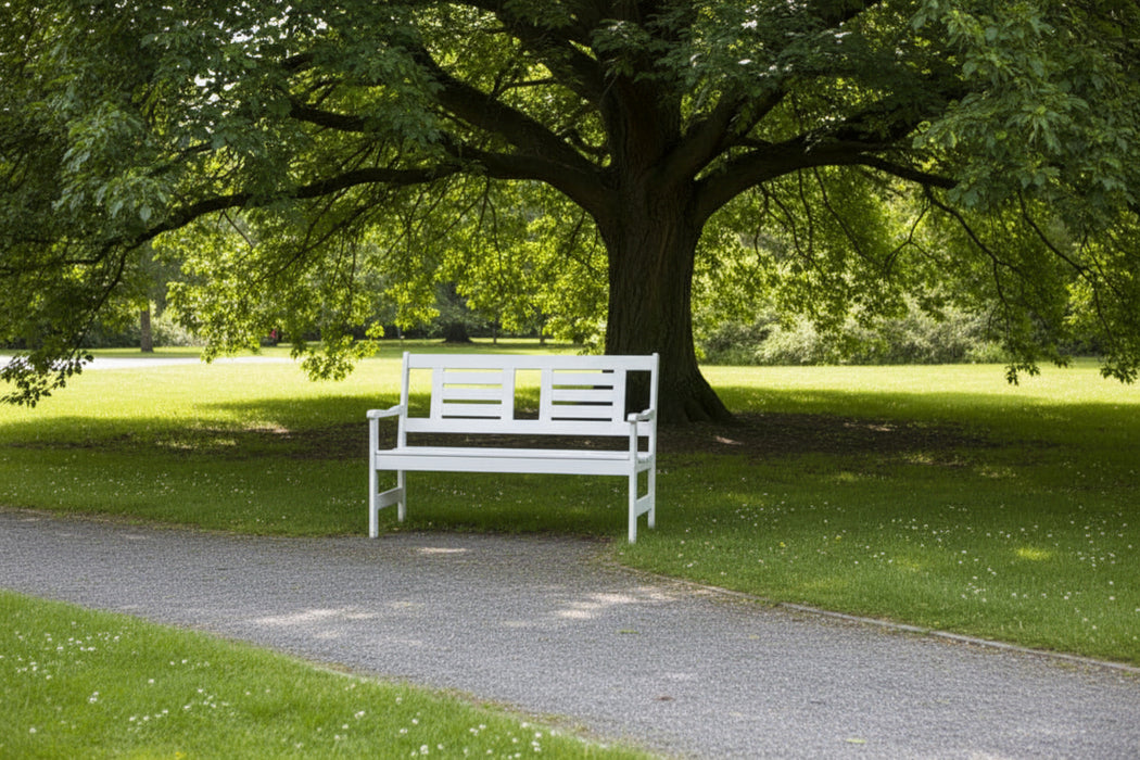 Gartenbank 120 cm Amelie 2-Sitzer KING ® weiß