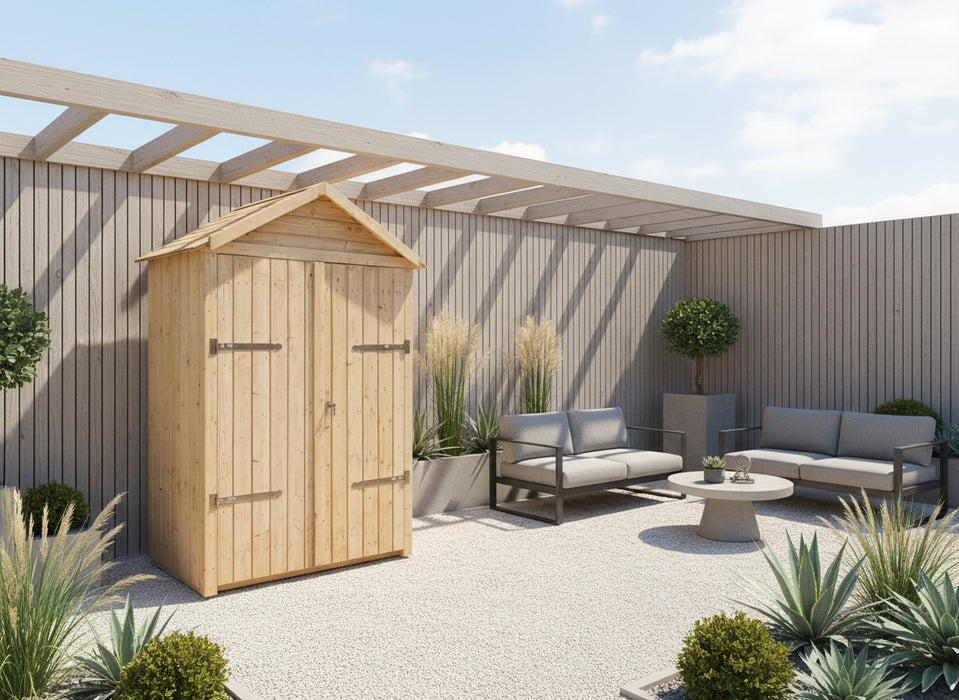 Gartenschrank Clinton (215 x 137 x 70 cm)