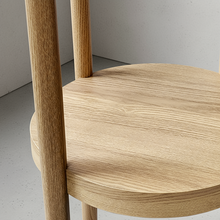 Skandinavischer runder Couchtisch