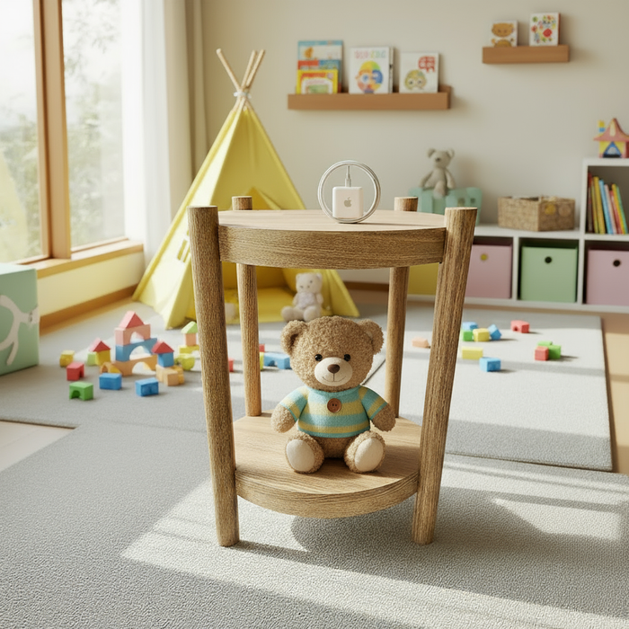 Skandinavischer runder Couchtisch