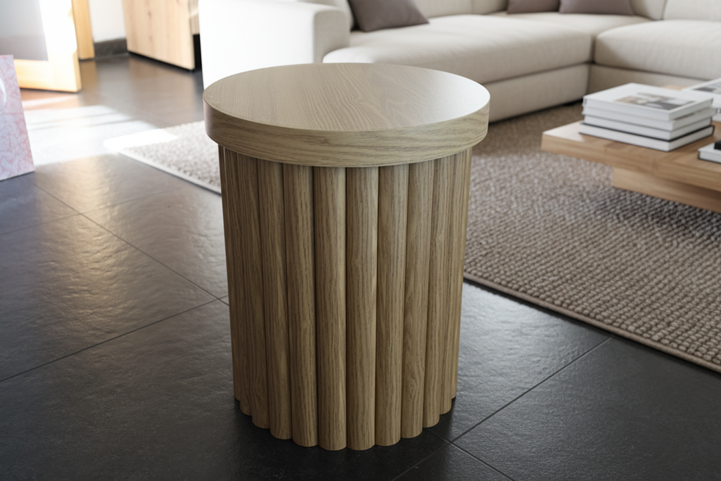 Ronde bijzettafel Ø40 × 48 cm