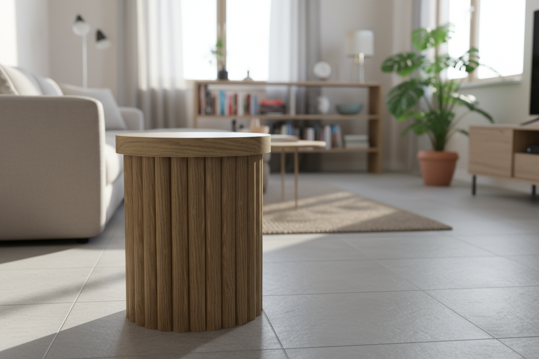 Ronde bijzettafel Ø40 × 48 cm