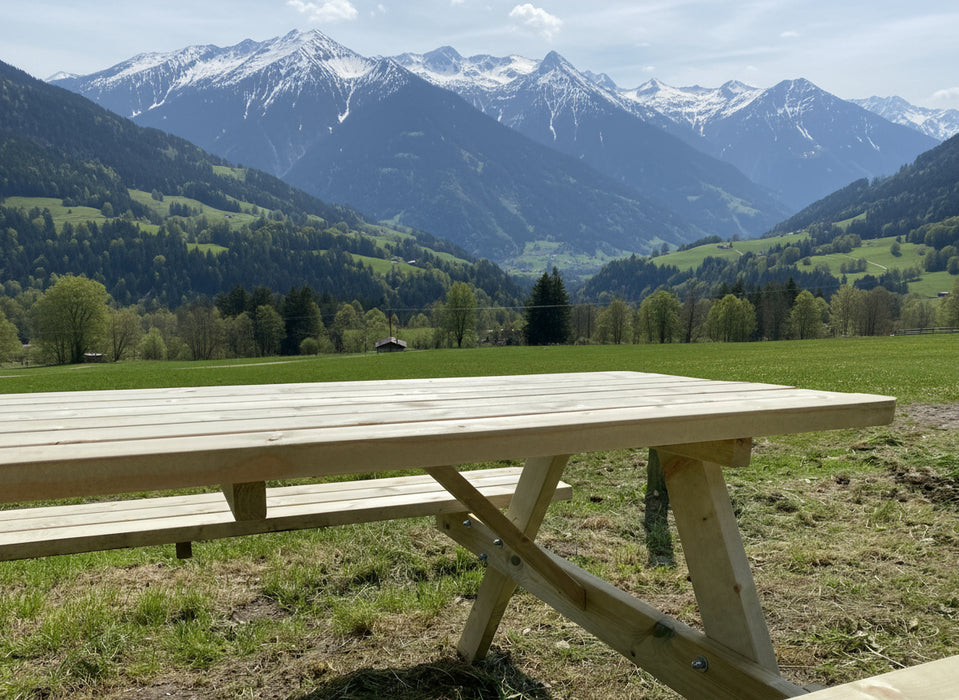 6er-Pack - Günstiger Picknicktisch 180 cm KING ®