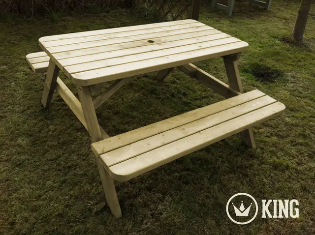 6 picknicktafels KING® 140 cm – foto 2
