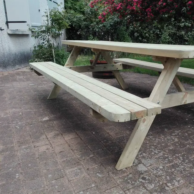 6 picknicktafels ROYAL KING® 200 cm – foto 3