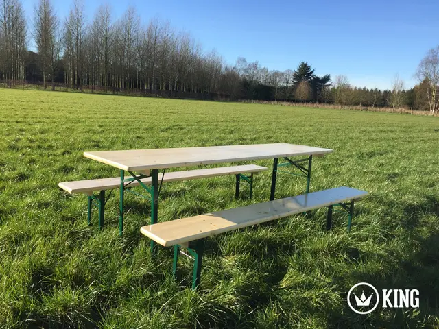 Biertafelset KING® 220 × 60 cm (tafel + 2 banken)