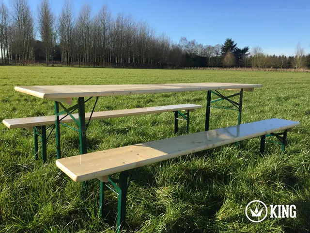 Biertafelset KING® 220 × 60 cm (tafel + 2 banken) – foto 5