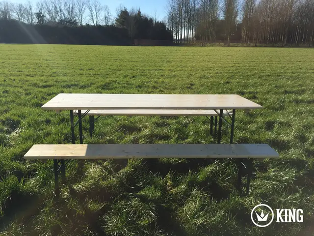 Biertafelset KING® 220 × 70 cm (tafel + 2 banken) – foto 4