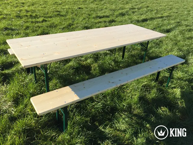 Biertafelset KING® 220 × 80 cm (tafel + 2 banken)