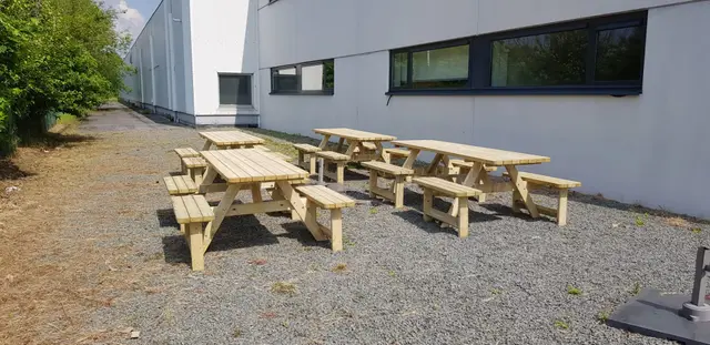 Family-picknicktafel Comfort KING® met 4 rugleuningen – foto 5