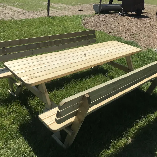 Picknicktafel KING® 240 cm met rugleuningen – foto 3