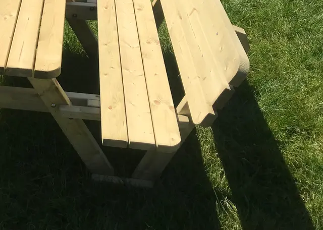 Rugleuning voor picknicktafel KING® – foto 2